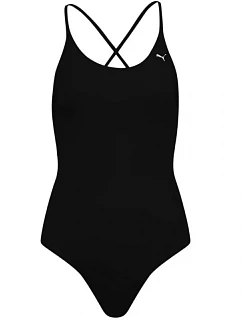 Puma Plavky s výstrihom v tvare písmena V, čierne, W 935086 03