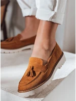 Dámske semišové mokasíny VANESSO camel FashionStreet ZY0714