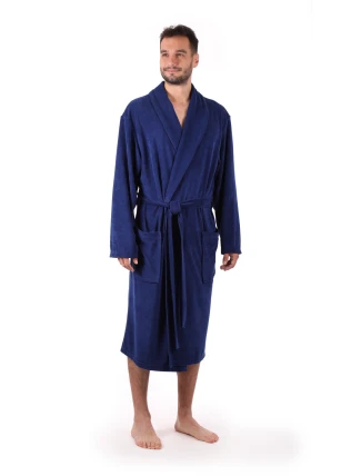 Pánsky župan Bari tmavomodrý