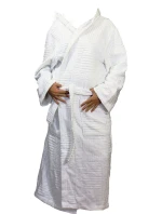 ACTION - Dámsky župan s kapucňou 31070100 biely - Vestis ACTION - Dámsky župan s kapucňou 31070100 biely - Vestis