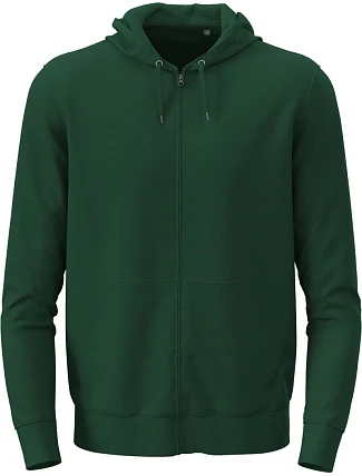 Stedman Classic Zip Hoodie Mikina s kapucňou „Classic“ 05.4500 fľaškovozelená