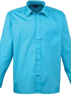 Premier PR 200 Popelínová košeľa s dlhým rukávom 39.0200 turquoise
