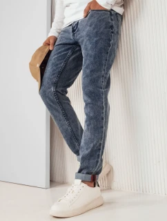 Pánske tmavomodré džínsové nohavice FashionStreet UX4234