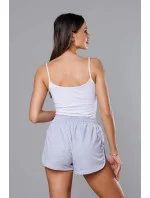 Šedé dámske športové šortky (8K951-2) Šedé dámske športové šortky (8K951-2)