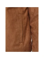 Jack&Jones bunda zo syntetického semišu JJEDYLAN CLEAN JACKET NOOS 12261197 COGNAC
