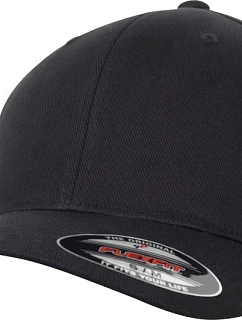 Flexfit 6377 6-panelová čiapka Flexfit 55.6377 čierna