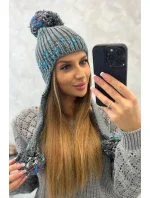 Dámska ušianka Nadia K321 tmavo šedá Dámska ušianka Nadia K321 tmavo šedá