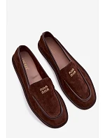 Dámské ploché mokasíny Vinceza 62271 Čokoládové