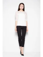 Dámska blúzka VT011 ecru - Venaton Dámska blúzka VT011 ecru - Venaton