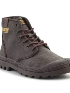 Topánky Palladium PAMPA HI COATED U 74375-249-M Dark Cocoa