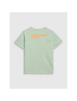 Dámske tričko oversize s potlačou 4F 4FWSS25TTSHF2238-47S