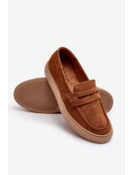 Pánske semišové mokasíny Zazoo 1566 brown Pánske semišové mokasíny Zazoo 1566 brown
