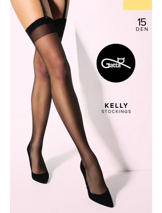 Dámske pančuchy k podväzkovému pásu KELLY - Stretch Dámske pančuchy k podväzkovému pásu KELLY - Stretch