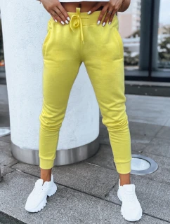 Dámske tepláky FITS žlté UY0580