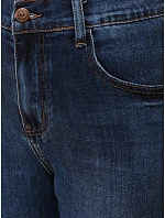 Dámske džínsy Mom Fit s elastickým pásom, modré, FashionStreet UY3102 Dámske džínsy Mom Fit s elastickým pásom, modré, FashionStreet UY3102