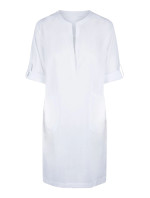 Plážové šaty 7225 biele - LingaDore