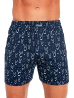 Pánske trenírky 011/155 Classic Tmavomodrá vzor - CORNETTE Pánske trenírky 011/155 Classic Tmavomodrá vzor - CORNETTE