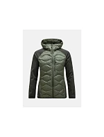 Peak Performance M Helium Down Hybrid Hood Green Peak Performance M Helium Down Hybrid Hood Green