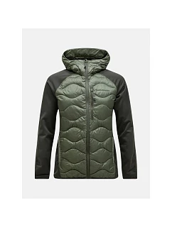 Peak Performance M Helium Down Hybrid Hood Green