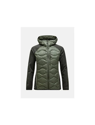 Peak Performance M Helium Down Hybrid Hood Green Peak Performance M Helium Down Hybrid Hood Green