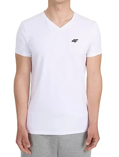 Pánske tričko 4F M3339 biele 4FWMM00TTSHM3339 10S pánske