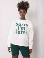 Mikina EM BL 624.90P biela zelená Mikina EM BL 624.90P biela zelená