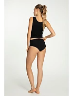 Dámske bavlnené nohavičky Mood Maxi Black - Julimex