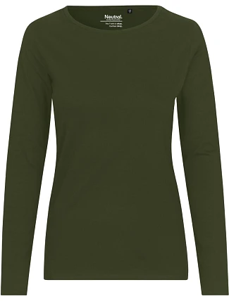 Neutral O 81050 Dámske tričko s dlhým rukávom 77.8150 military Neutral O 81050 Dámske tričko s dlhým rukávom 77.8150 military