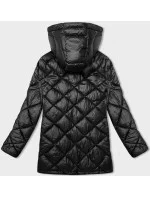 Prechodná prešívaná bunda čierna (YP-22070-1)