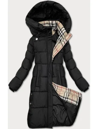 Dámska zimná bunda s kapucňou Glakate black (LU-238001B#) Dámska zimná bunda s kapucňou Glakate black (LU-238001B#)