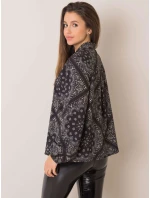 Blúzka DHJ BZ 12182 4.31P čierna a béžová