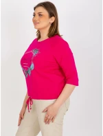 Dámska blúzka RV BZ 8458.01P fuchsiová - FPrice Dámska blúzka RV BZ 8458.01P fuchsiová - FPrice