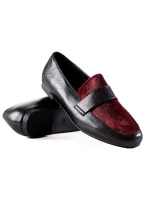 Dizajnové poltopánky čierne dámske na plochom podpätku Dizajnové poltopánky čierne dámske na plochom podpätku