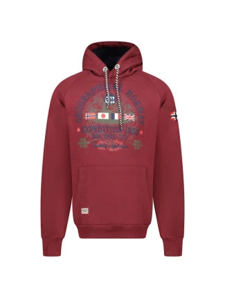Pánska mikina Geographical Norway DB 100 M WZ3006H/GN-Burgundy