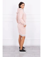 Brooklyn šaty tmavo púdrovo ružové