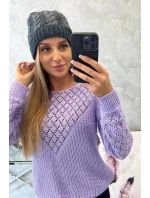 Dámska čiapka Kalina K362 graphite+black