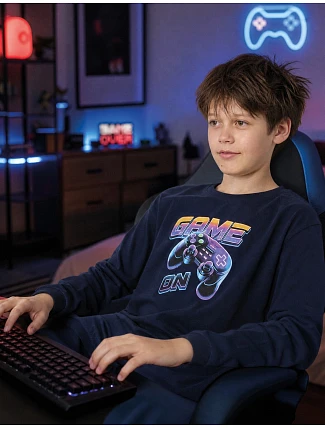 Piżama Cornette Young Boy 267/192 Gamepad dł/r 134-164 Piżama Cornette Young Boy 267/192 Gamepad dł/r 134-164