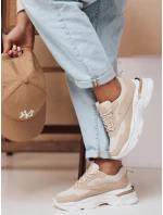 Dámske tenisky na platforme SPORTLITE beige FashionStreet ZY0608