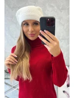 Dámska čiapka Neli K392 biela