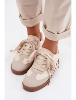 Dámské tenisky s ozdobným detailem Béžové Kalirina