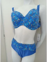 Dámske dvojdielne plavky Esmerald8 S995D22 modré - Self