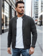 Pánsky tmavosivý sveter FashionStreet WX2345