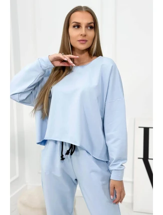 Set 2dielna mikina + nohavice modrý