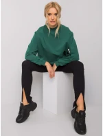 Mikina s kapucňou RV BL 5185.90P tmavozelená