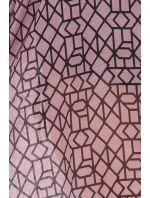 Dámske pareo 13 D95CH - 41a čierne s geometrickým vzorom - Self