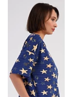Dámske domáce šaty s trojštvrťovými rukávmi Stars