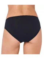 Dámske nohavičky sloggi 24/7 Cotton Lace Tai C3P - čierne - SLOGGI Dámske nohavičky sloggi 24/7 Cotton Lace Tai C3P - čierne - SLOGGI