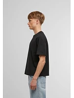Build your Brand BY 439 Pánske hrubé tričko „Cropped Oversize“ 56.0439 biele