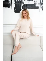 Talianska móda Panama long length sp. farba:béžová