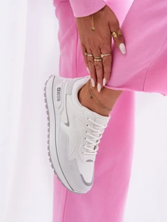 Sneakersy Damskie Big Star RR274A213 HI-POLY SYSTEM Białe